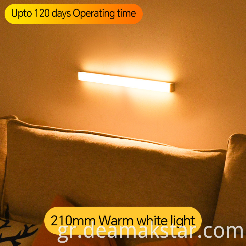 Led night lights with magnetic attraction